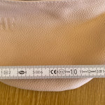 Handmade Leather Bum Bag, Funny Pack in beige 
