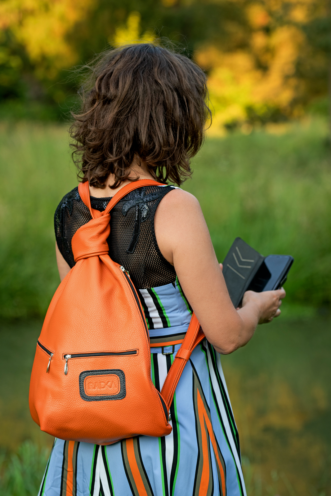 Eco-Friendly Leather Backpack for Women – Stylish & Practical - Radka Sillerova Atelier 