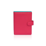 Handmade Leather Ring Binder – Elegant, Functional & Stylish in Blue - Radka Sillerova Atelier 