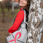 🎀 Pink Ribbon Leather Backpack – Handmade with Purpose | 20% Donated to Support Breast Cancer Awareness 🎀 - Radka Sillerova Atelier 