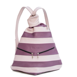 Exclusive Artisan Leather Backpack Stripped – Ideal for Travel & Daily Adventures - Radka Sillerova Atelier 