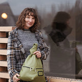 Eco-Friendly Leather Backpack for Women – Stylish & Practical - Radka Sillerova Atelier 
