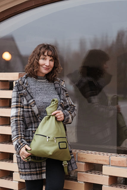 Eco-Friendly Leather Backpack for Women – Stylish & Practical - Radka Sillerova Atelier 