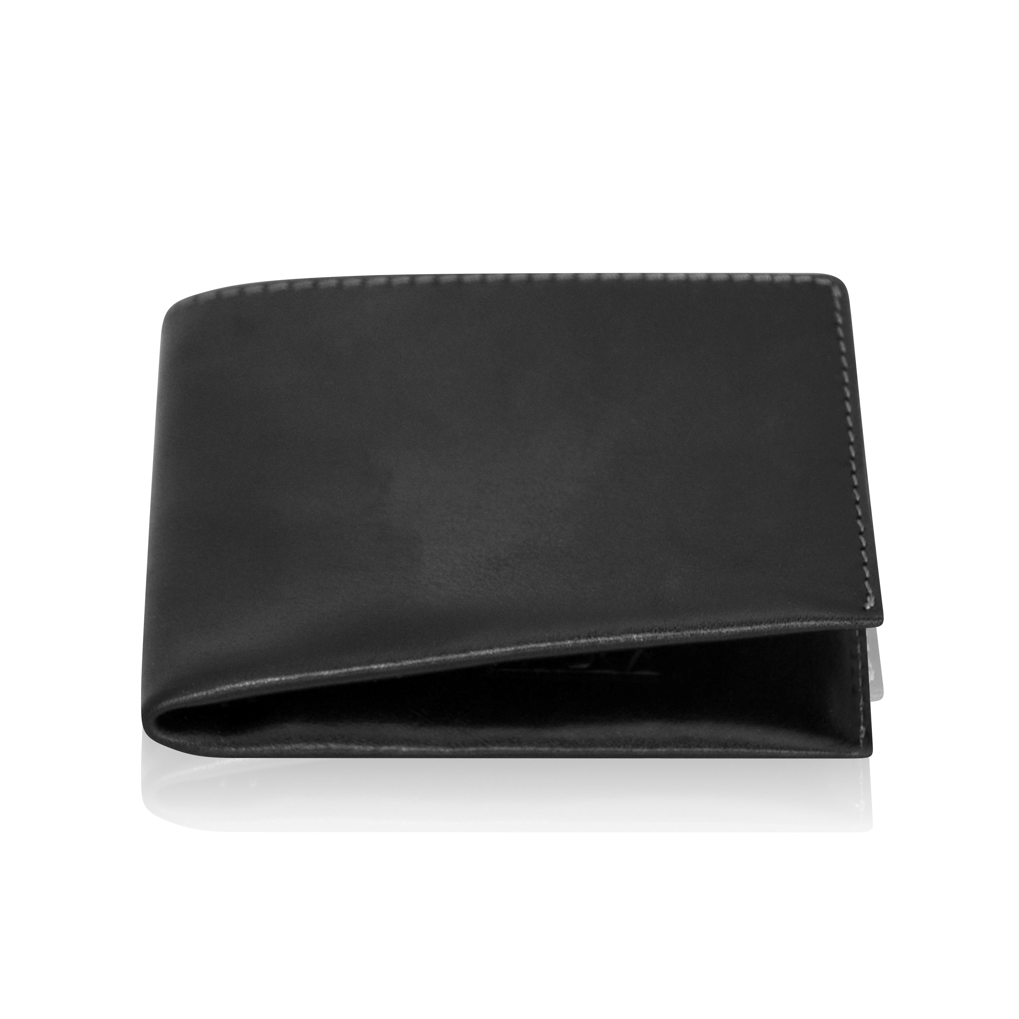 Handmade Bifold Leather Wallet for Men – Compact, Slim & Stylish with Coin & Card Compartments - Radka Sillerova Atelier 