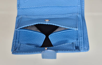WALLET, BIFOLD Wallet, eine elegante und coole Design-Geldbörse für Frauen aus echtem Leder, die sich zusammenklappen lässt