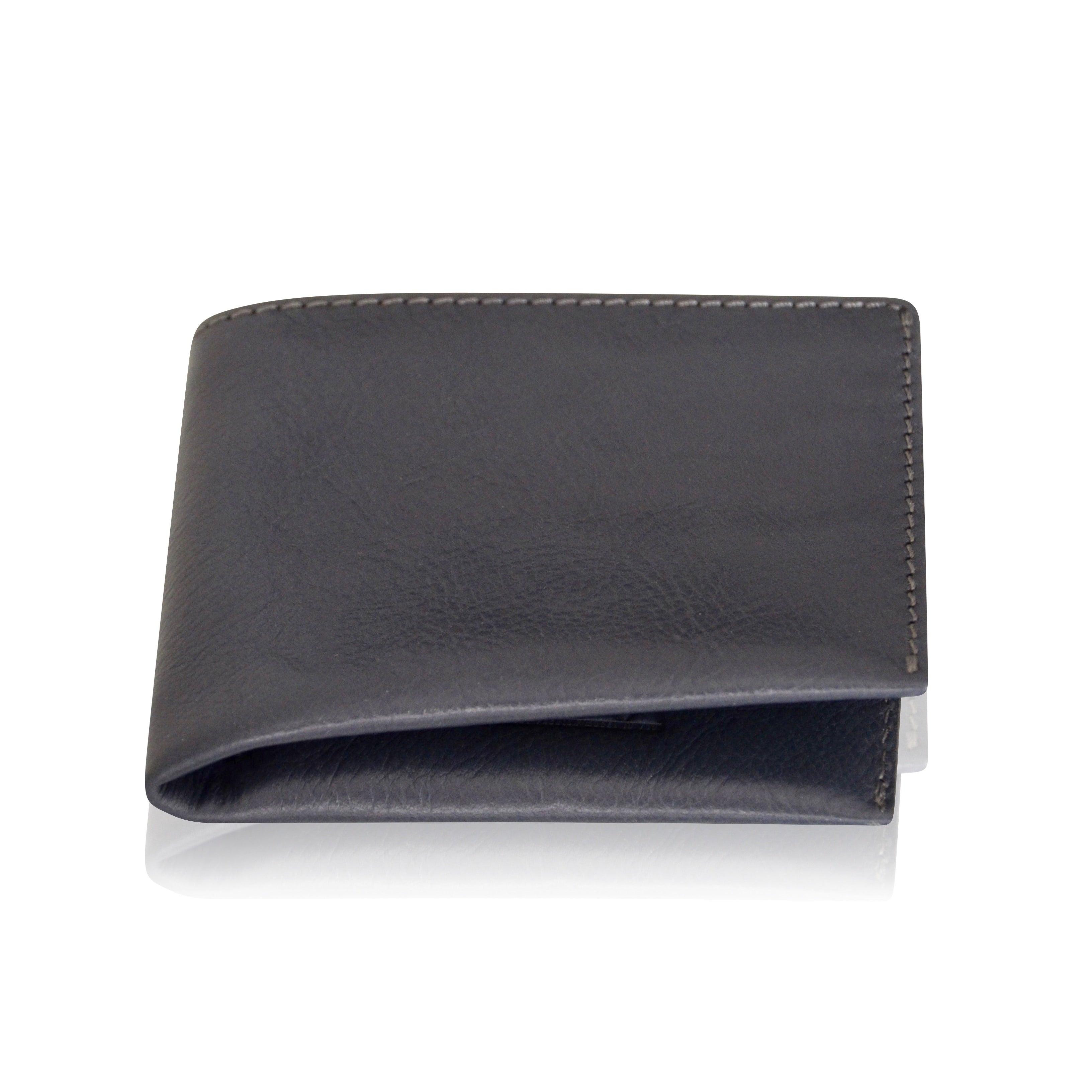 Handmade Bifold Leather Wallet for Men – Compact, Slim & Stylish with Coin & Card Compartments - Radka Sillerova Atelier 