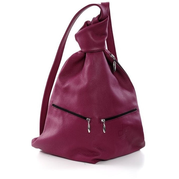 pink  Leather Backpack for Women – Stylish & Practical - Radka Sillerova Atelier 